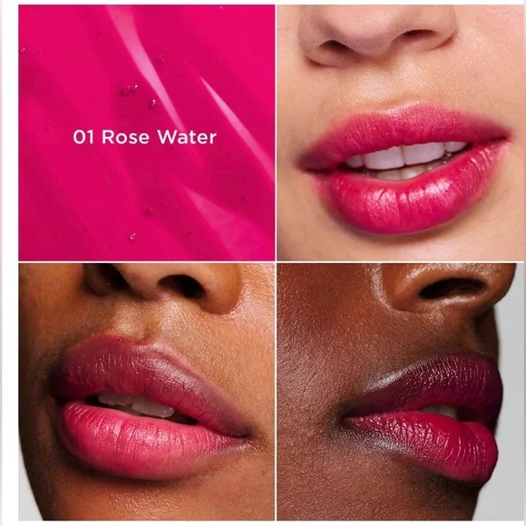 Clarins Water Lip Stain – 01 Rose Water - Picture 5 of 6